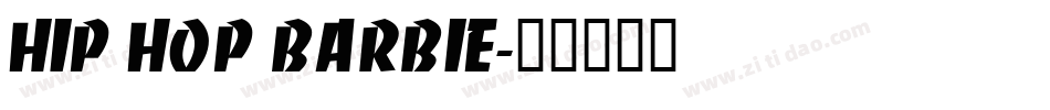 Hip Hop Barbie字体转换